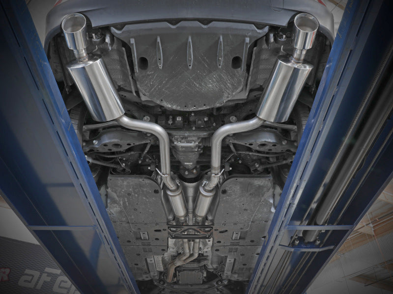 aFe POWER Takeda 16-17 Lexus IS200t L4-2.0L (t) 2.5in-3in 304 SS CB Exhaust w/Polish Tip - Burkken Auto Parts