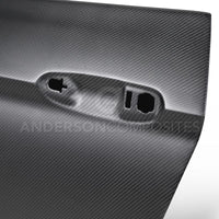 Anderson Composites 15-17 Ford Mustang Dry Carbon Doors (Pair) - Burkken Auto Parts