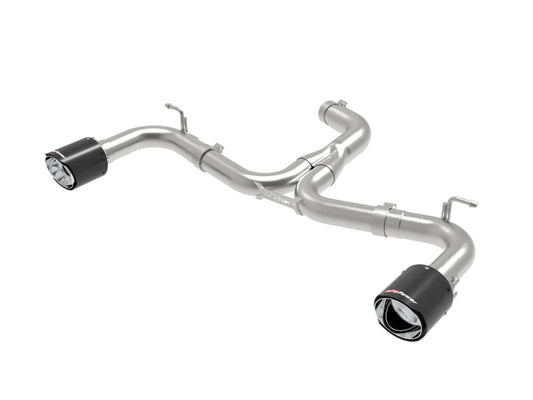 aFe 18-20 VW GTI (MK7.5) 2.0L MACH Force-Xp 3in to 2.5in 304 SS Axle-Back Exhaust System- Carb. Tips - Burkken Auto Parts