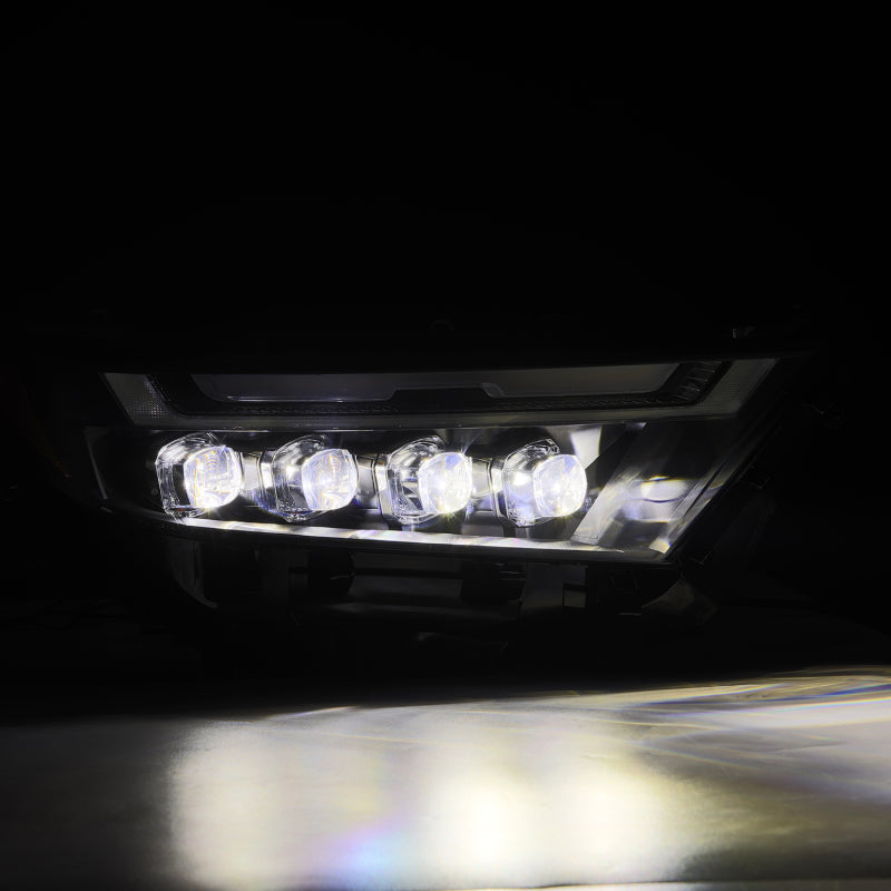 AlphaRex 19-23 Toyota RAV4 (High Trim) NOVA LED Projector Headlights Black - Burkken Auto Parts