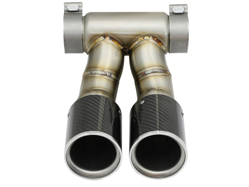 aFe Power 13-14 Porsche Cayman S / Boxster S Carbon Fiber Exhaust Tip Upgrade - Burkken Auto Parts