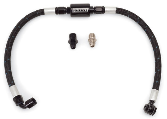 Edelbrock Fuel Hose Assembly Proclassic Finish w/ Competition Filter SBC