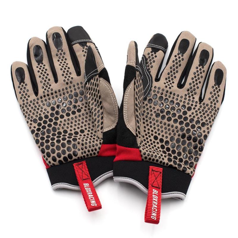 BLOX Racing Logo Mechanics Gloves Extra Large - Burkken Auto Parts