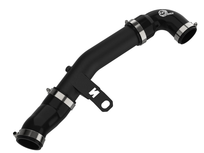 aFe 19-22 Hyundai Veloster N L4 2.0L (t) BladeRunner 2-1/2in Aluminum Hot Charge Pipe - Black - Burkken Auto Parts