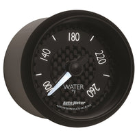Autometer GT Series 52mm Full Sweep Electronic 100-260 Deg F Water Temperature Gauge - Burkken Auto Parts
