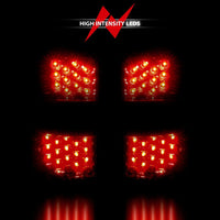 ANZO 2000-2006 Chevrolet Suburban LED Taillights Red/Clear - Burkken Auto Parts