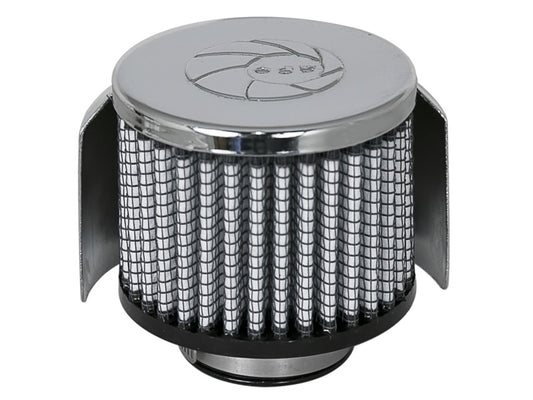 aFe MagnumFLOW Air Filters CCV PDS A/F CCV PDS 1-1/2Fx3Bx3T(Chr w/HS)x2-1/2H - Burkken Auto Parts
