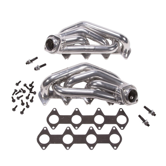 BBK 05-10 Mustang 4.6 GT Shorty Tuned Length Exhaust Headers - 1-5/8 Silver Ceramic - Burkken Auto Parts