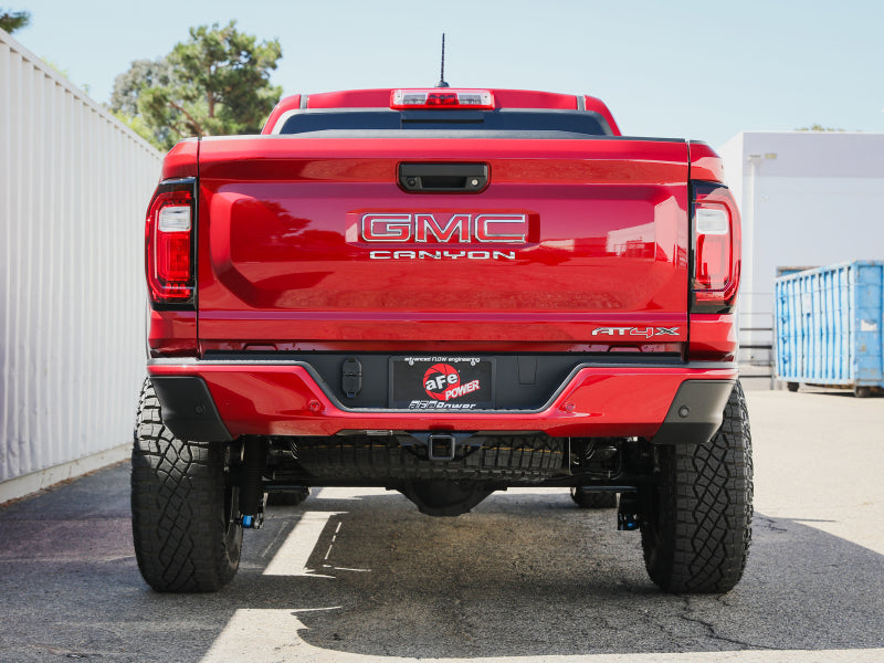 AFE 23-24 L4 GM Colorado/Canyon Rebel Series 3 IN 304 Stainless Steel Cat-Back System w/Black Tip - Burkken Auto Parts