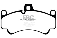 EBC 01-03 Porsche 911 (996) (Cast Iron Rotor only) 3.6 Twin Turbo GT2 Redstuff Front Brake Pads - Burkken Auto Parts