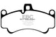 EBC 01-03 Porsche 911 (996) (Cast Iron Rotor only) 3.6 Twin Turbo GT2 Redstuff Front Brake Pads - Burkken Auto Parts