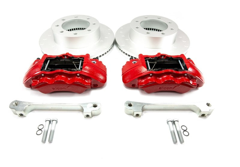 Alcon 2017+ Ford F250-F350 363x38mm Rotors 6 Piston Brake Kit - Front - Burkken Auto Parts