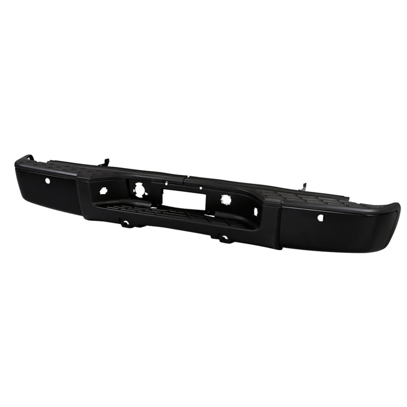 xTune 07-13 Chevy Silverado 1500 w/Parking Sensor OEM Style Steel Rear Bumper - BLK RB-CS07-SET-WS-B - Burkken Auto Parts