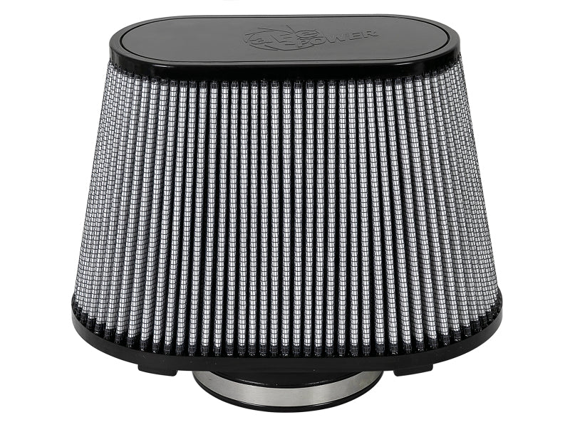 aFe Magnum FLOW Pro DRY S Universal Air Filter F-5in. / B-(8.5 x 4) MT2 / T-(7.5) / H-9in. - Burkken Auto Parts