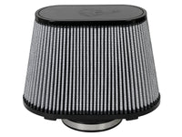 aFe Magnum FLOW Pro DRY S Universal Air Filter F-5in. / B-(8.5 x 4) MT2 / T-(7.5) / H-9in. - Burkken Auto Parts