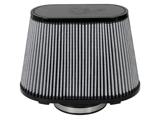aFe Magnum FLOW Pro DRY S Universal Air Filter F-5in. / B-(8.5 x 4) MT2 / T-(7.5) / H-9in. - Burkken Auto Parts