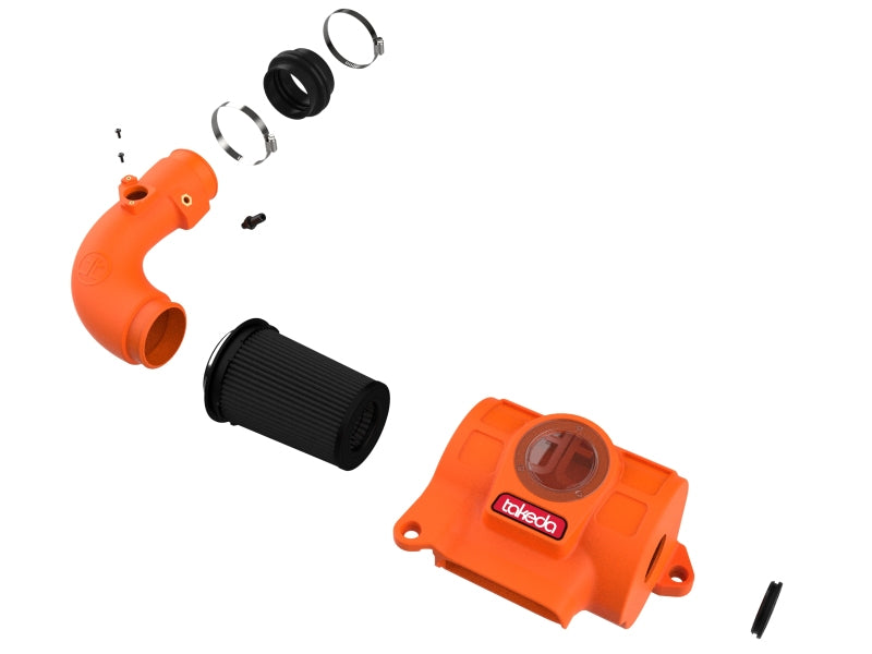 aFe 22-23 Toyota GR86 / Subaru BRZ Takeda Momentum Pro 5R Orange Edition Cold Air Intake System - Burkken Auto Parts