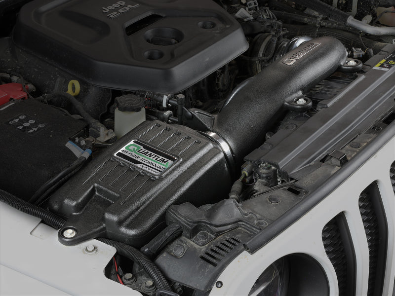 aFe Quantum Pro DRY S Cold Air Intake System 18-20 Jeep Wrangler JL L4-2.0L (t) - Burkken Auto Parts