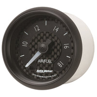 Autometer GT Series 52mm Full Sweep Electronic 8:1-18:1 AFR Wideband Air/Fuel Ratio Analog - Burkken Auto Parts