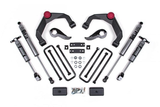 Zone Offroad 2020 GM 2500 / 3500 HD 3In Adventure Series (OE Key 84634344) w/ Overloads - Fox