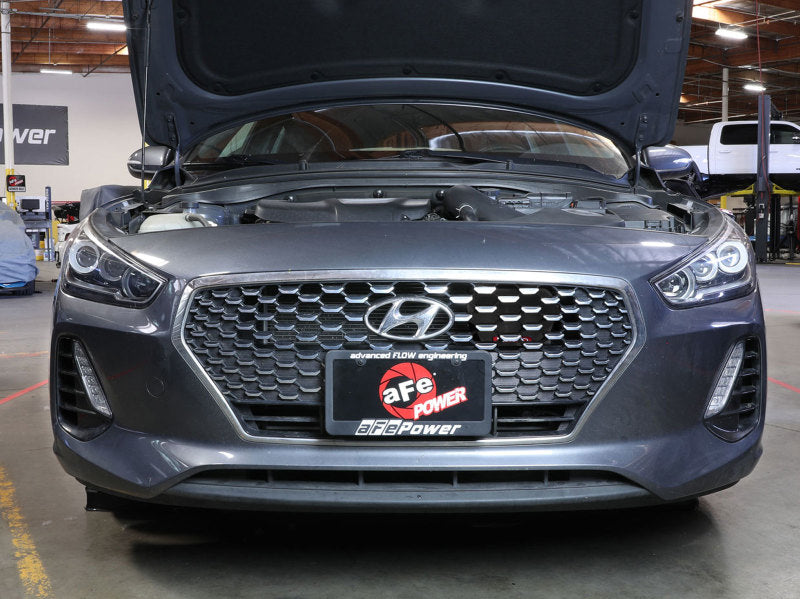 aFe 18-20 Hyundai Elantra GT L4-1.6L (t) Takeda Momentum Dynamic Air Scoop - Black - Burkken Auto Parts