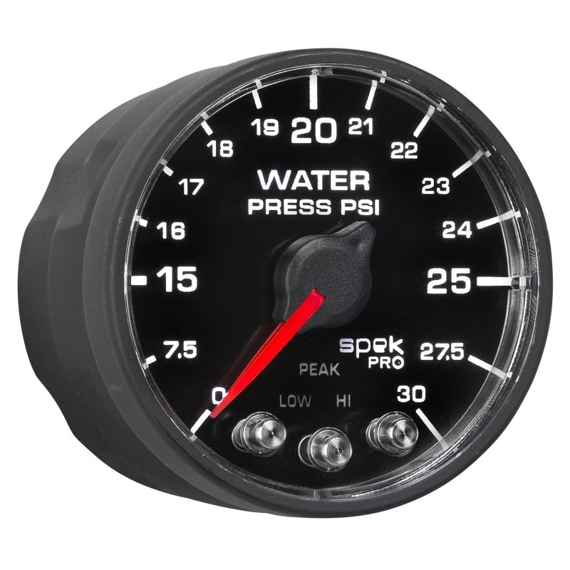 Autometer Spek-Pro - Nascar 2-1/16in Water Press 0- 30 psi Bfb - Burkken Auto Parts