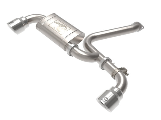 aFe 22-23 Hyundai Kona N L4 2.0L (t) Takeda 3in 304 SS Axle-Back Exhaust System w/ Polished Tips - Burkken Auto Parts