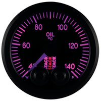 Autometer Stack 52mm 40-140 Deg C 1/8in NPTF Male Pro-Control Oil Temp Gauge - Black - Burkken Auto Parts
