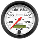 Autometer Phantom 3-3/8in 190 KM/H Speedometer Electric Program w/ LCD Odometer - Burkken Auto Parts