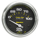 Autometer Carbon Fiber 66.7mm Short Sweep Electronic 0-100 PSI Oil Pressure Gauge - Burkken Auto Parts