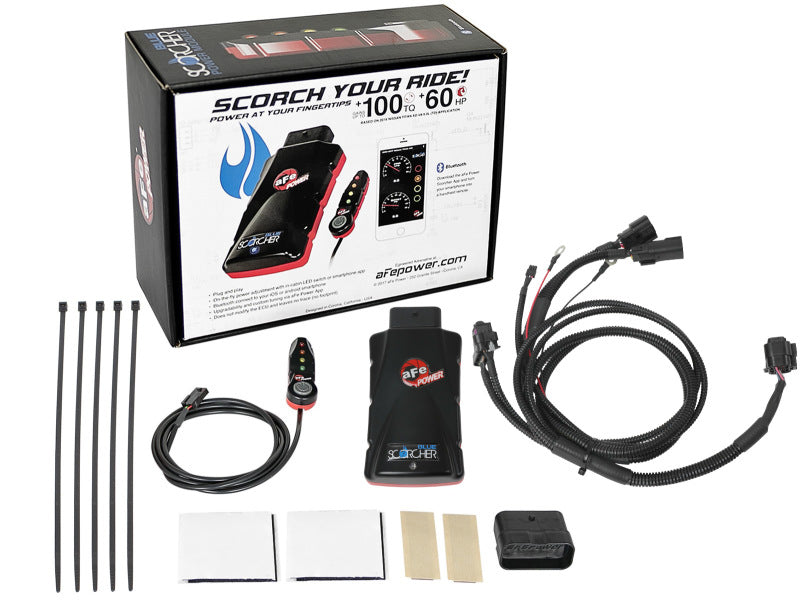 aFe Scorcher Blue Power Module 17-18 GM Diesel Trucks V8-6.6L (td) 5LP - Burkken Auto Parts