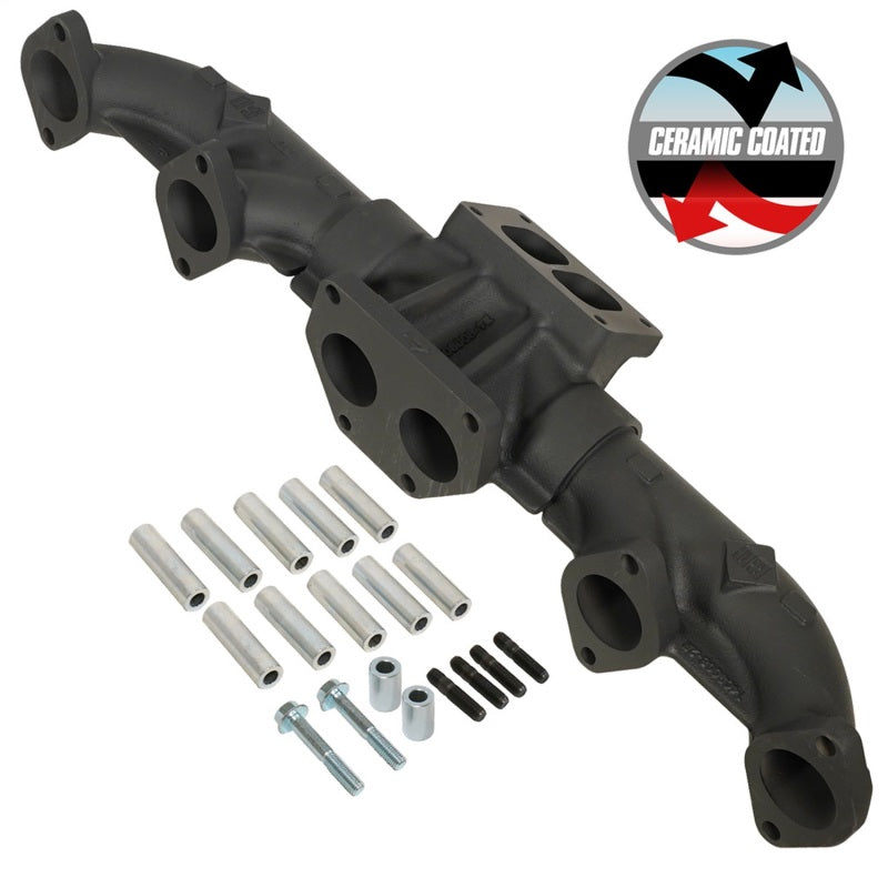 BD Diesel Pre-2002 ISX / Cummins Signature 600 ISX T6 Ceramic Coated Exhaust Manifold - Burkken Auto Parts