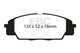 EBC 07-11 Acura CSX (Canada) 2.0 Type S Redstuff Front Brake Pads - Burkken Auto Parts