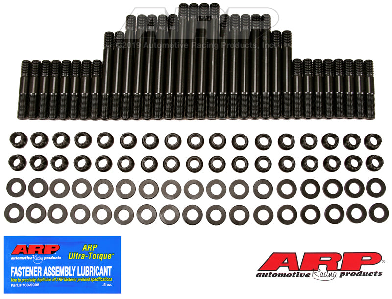 ARP SB Chevy w/Pontiac Brodix Raised Head, Head Stud Kit - Burkken Auto Parts