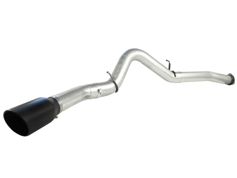 aFe Atlas Exhaust 5in DPF-Back Al Steel 07.5-10 GM Diesel Trucks V8-6.6L (td) LMM (Blk Tip) - Burkken Auto Parts