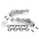 BBK 79-93 Mustang 5.0 Shorty Unequal Length Exhaust Headers - 1-5/8 Silver Ceramic - Burkken Auto Parts