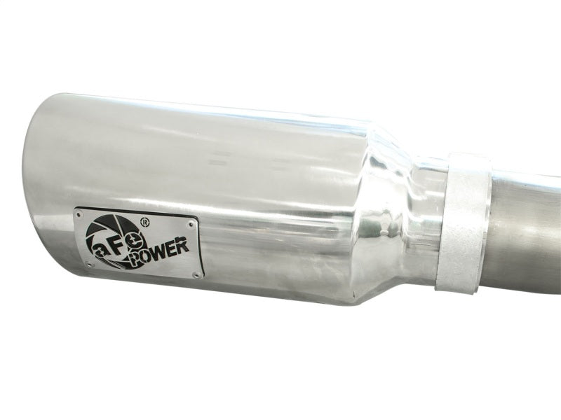 aFe MACHForce XP DPF-Back Exhaust 3in SS w/ 6in Polished Tips 2014 Dodge Ram 1500 V6 3.0L EcoDiesel - Burkken Auto Parts
