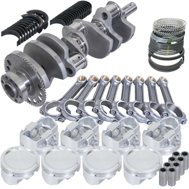 Eagle Chevy 4.8/5.3 LS 4.000in Crank 58 Tth Rlctor 6.125in I-Beam 3.780in Pistons Rotating Assembly - Burkken Auto Parts