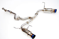 Invidia 08-11 STi Hatch / 11 WRX Hatch Dual N1 Single Layer Titanium Tipped Cat-back Exhaust - Burkken Auto Parts
