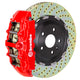 Brembo 02-08 G500/03-04 G55/09-18 G550 Front GT BBK 8 Piston Cast 365x34 2pc Rotor Drilled- Red - Burkken Auto Parts