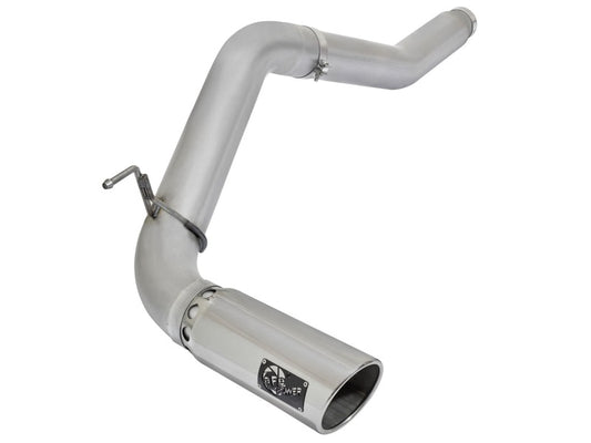 aFe Atlas Exhaust 5in DPF-Back Exhaust Aluminized Steel 2016 Nissan Titan XD V8-5.0L w/ Polished Tip - Burkken Auto Parts