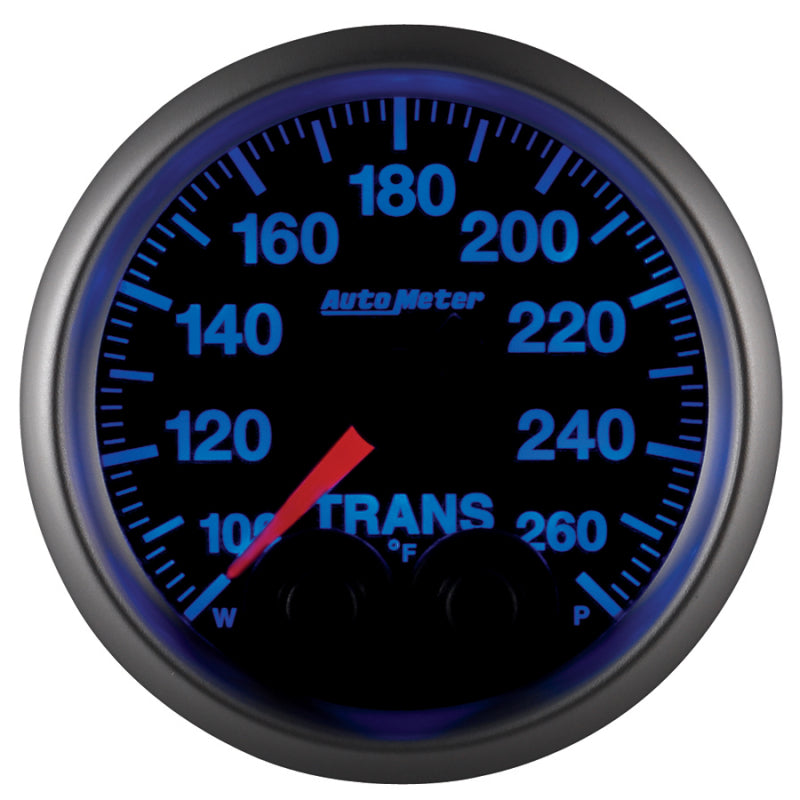 Autometer Elite 52mm 100-260 Degress F Trans Temperature Peak and Warn Gauge w/ Electonic Control - Burkken Auto Parts