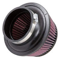 K&N Universal Round Clamp-On Air Filter 3in Flange ID x 6in Base OD x 4.625in Top OD x 3in Height - Burkken Auto Parts