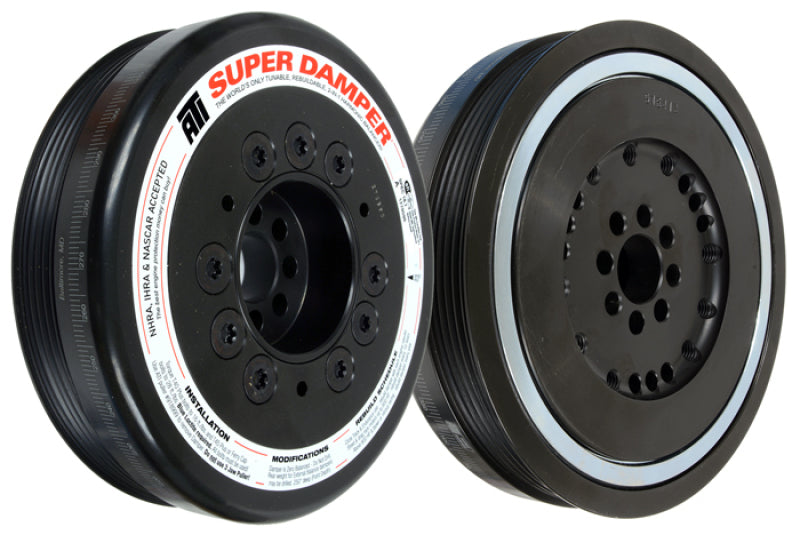 ATI Damper - 6.755In - Steel - 5 Grv - External Balance - Lamborghini Gallardo/Audi R8 - Burkken Auto Parts