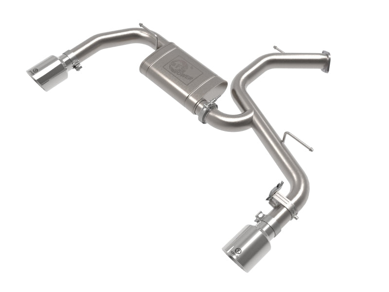 aFe Takeda 22-23 Hyundai Elantra N L4-2.0L (t) 3in 304 SS Axle-Back Exhaust w/ Polished Tips - Burkken Auto Parts