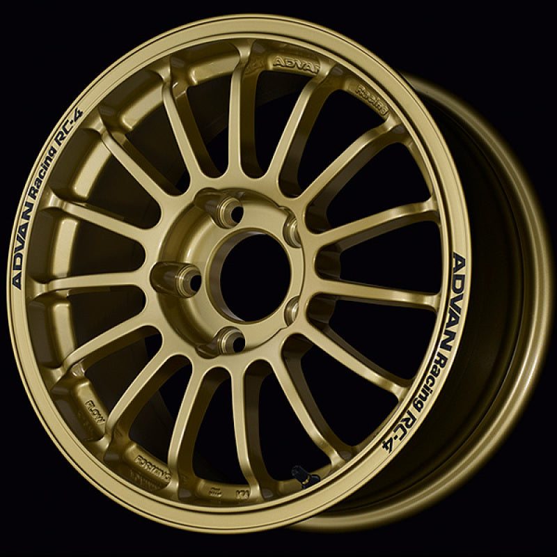 Advan RC-4 Wheel - 15x6.0 / Offset +40 / 4x100 - Rally Gold - Burkken Auto Parts