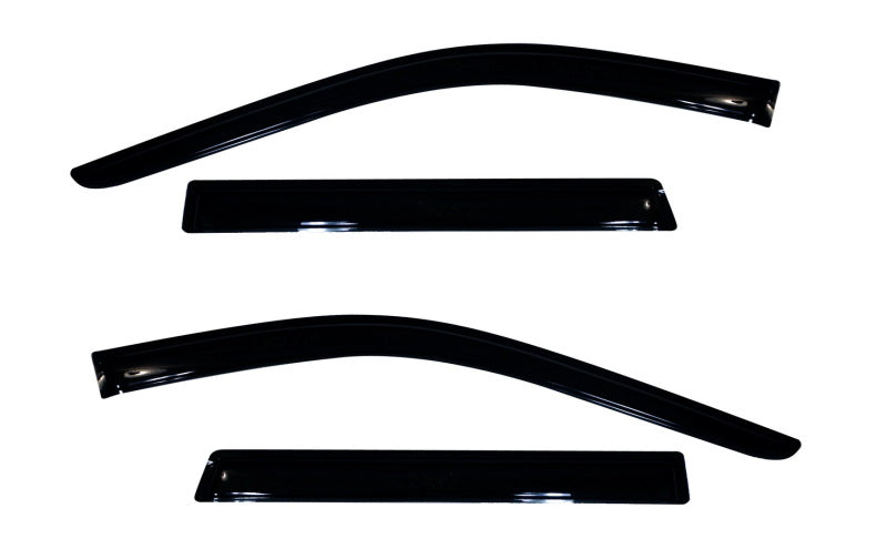 AVS 11-18 Jeep Grand Cherokee Ventvisor Outside Mount Window Deflectors 4pc - Smoke - Burkken Auto Parts