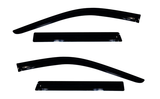 AVS 11-18 Jeep Grand Cherokee Ventvisor Outside Mount Window Deflectors 4pc - Smoke - Burkken Auto Parts