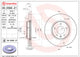 Brembo OE 14-15 Chevrolet Cruze/19-22 Equinox/Malibu/21-24 Trailblazer UV Coated Brake Disc - Front