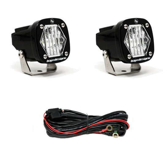 Baja Designs S1 Wide Cornering LED Light w/ Mounting Bracket Pair - Burkken Auto Parts